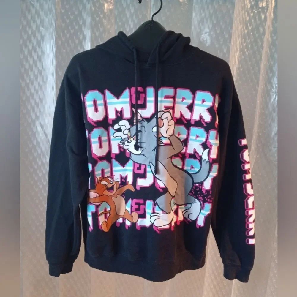 TOM & JERRY Cartoon Hoodie Women's Size L